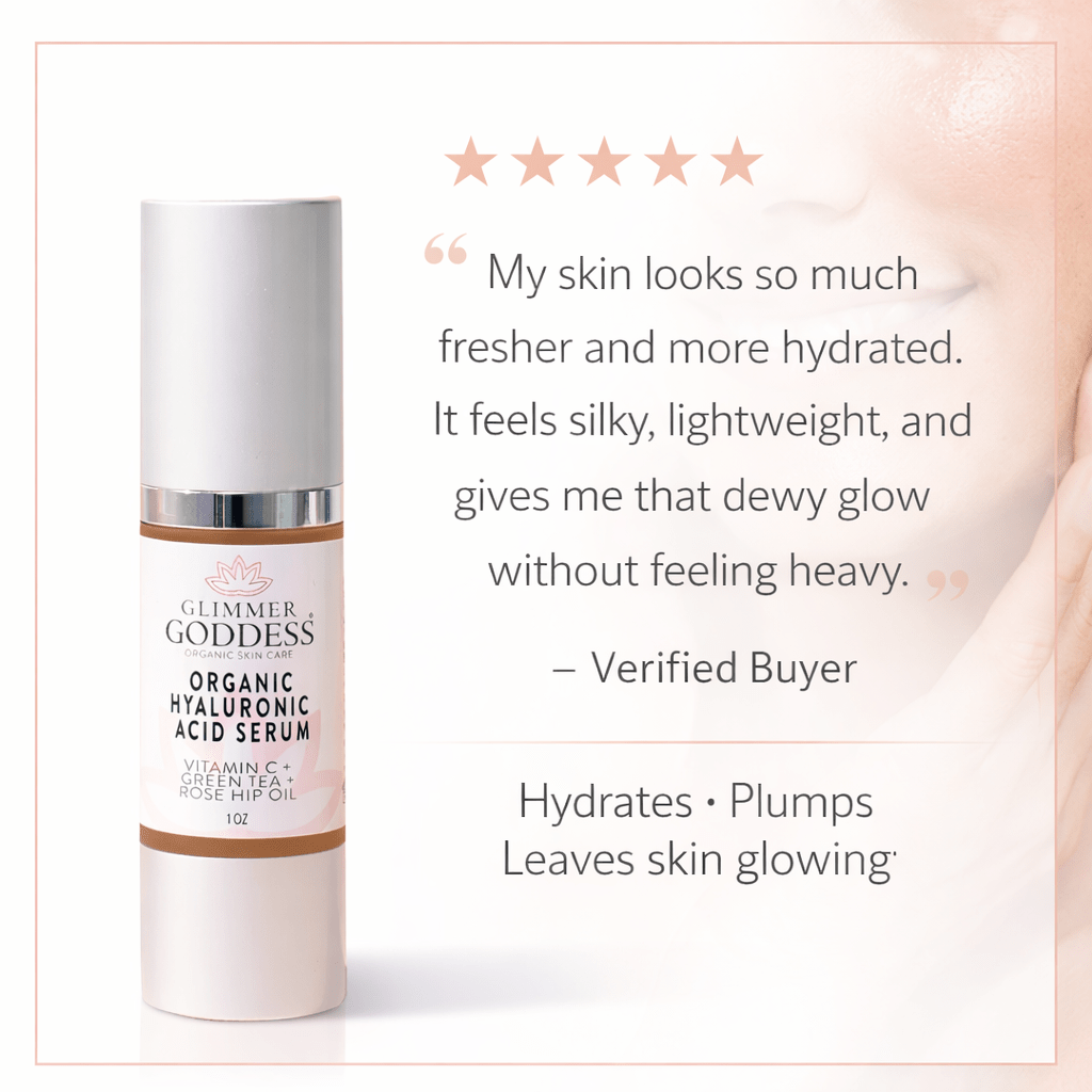 Organic Hyaluronic Acid Serum – Plumping Hydration 1 oz.