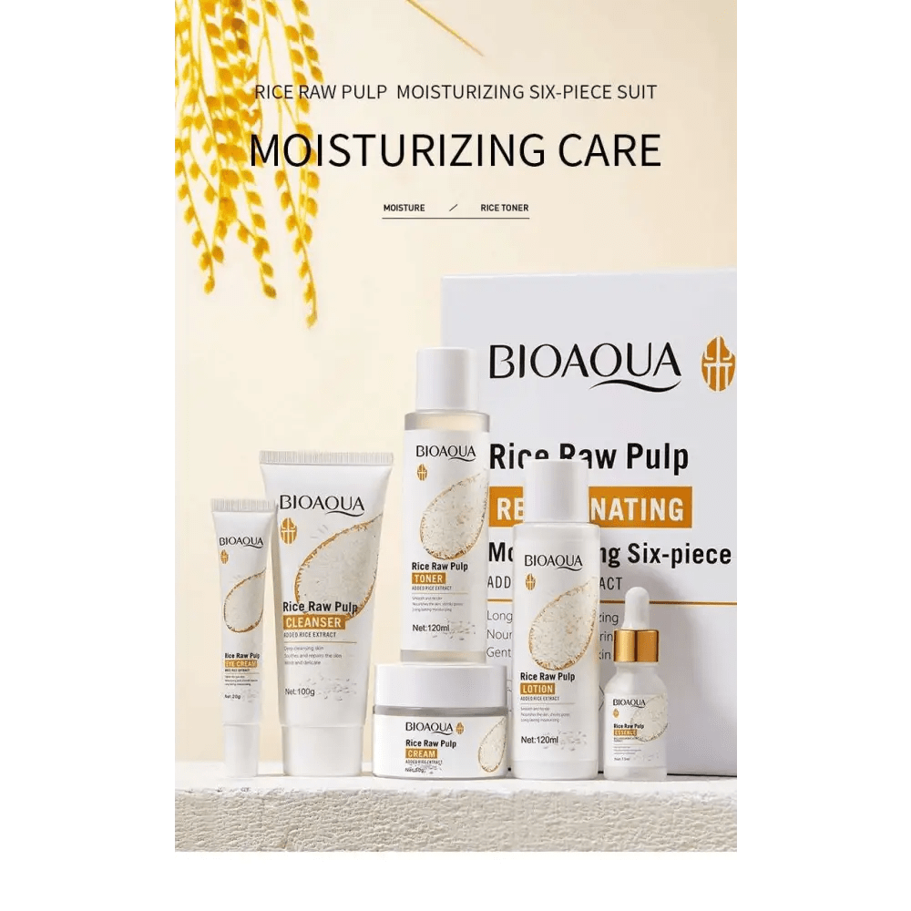 Rice Skin Rejuvenation Skincare Set with Eye Cream